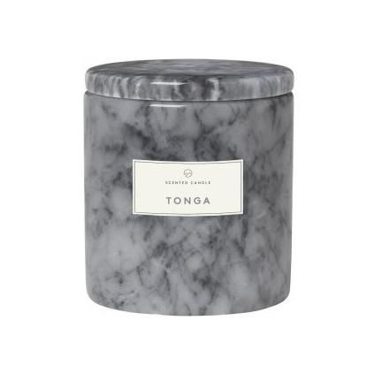 Bougie parfumée FRABLE TONGA, 8 cm, gris, Blomus