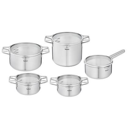 Batterie de cuisine NORDICA, set de 10 pc, Tefal
