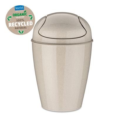 Poubelle avec couvercle à bascule DEL S 5 l, sable du désert, Koziol