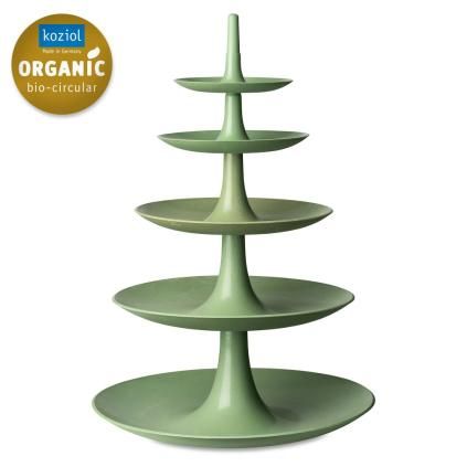 Présentoir BABELL BIG 53 cm, vert feuillu naturel, Koziol