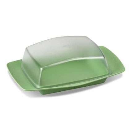 Beurrier RIO 17,5 cm, vert feuillu naturel, plastique, Koziol