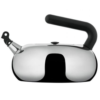 Bouilloire sifflante BULBUL, argent, Alessi