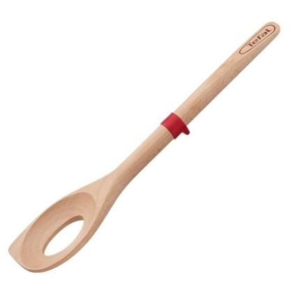 Cuillère de cuisine INGENIO WOOD K2308514 32 cm, pour risotto, bois, Tefal