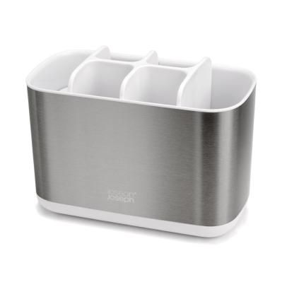 Verre porte brosse à dent EASYSTORE 70531, argent, Joseph Joseph