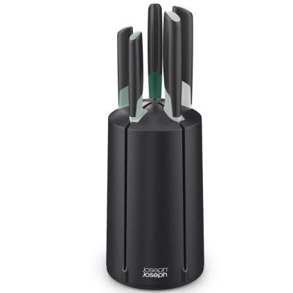Set de couteaux ELEVATE 10541, 6 pièces, avec support rotatif, Joseph Joseph