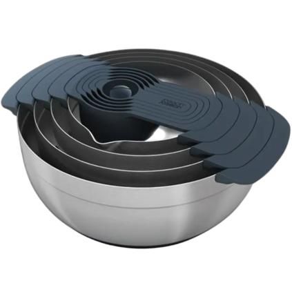 Bol de cuisine en set NEST 100 COLLECTION 95032, 9 pièces, acier inoxydable, Joseph Joseph