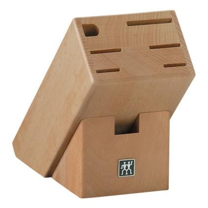 Bloc à couteaux incliné en bois pour 7 pièces ZWILLING