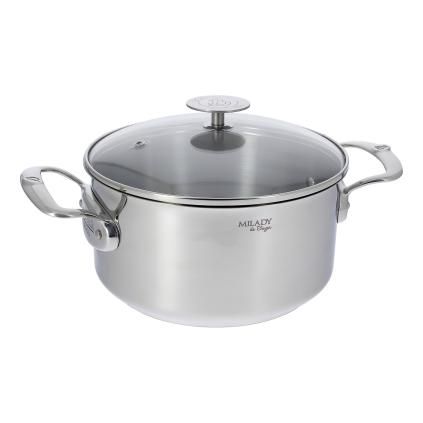 Marmite MILADY 20 cm, acier inoxydable poli, de Buyer