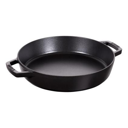 Poêle de service 26 cm, noir, en fonte, Staub