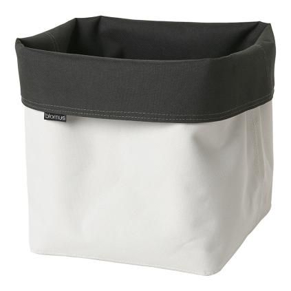 Panier de rangement ARA 26 cm, double face, anthracite/blanc, Blomus