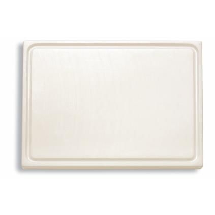 Planche à découper 53 x 32,5 cm, blanc, plastique, F.Dick