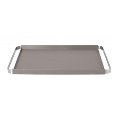 Plateau de service PEGOS 50 x 32 cm, gris, Blomus