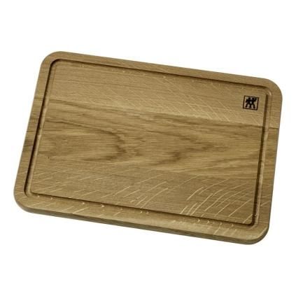 Planche à découper 35 x 25 cm, brun, bois de chêne, Zwilling
