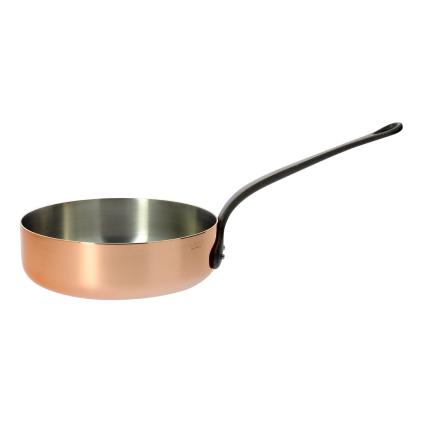 Une casserole en cuivre sauter avec fonte poignée O 16 cm d'innocuité de Buyer
