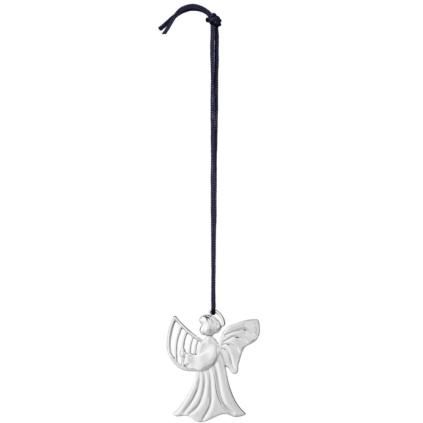 Décoration sapin de Noël HARP ANGEL 7 cm, argenté, Rosendahl