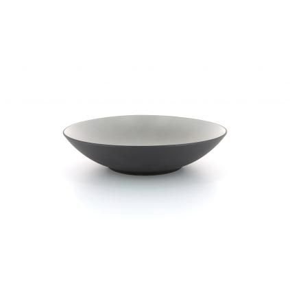 Assiette creuse EQUINOXE 24 cm, set de 6 pc, gris, REVOL