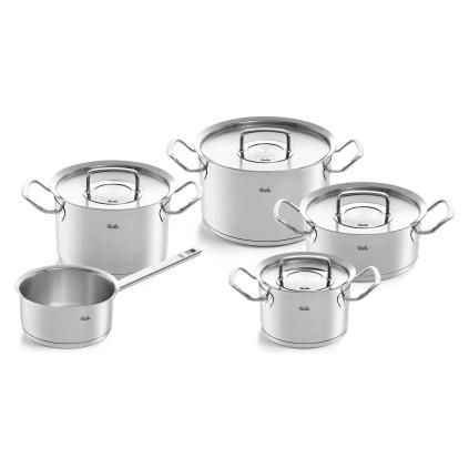 Batterie de cuisine ORIGINAL-PROFI COLLECTION, avec faitout et casserole à sauce, set de 5 pc, Fissler
