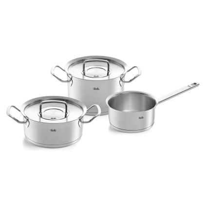 Batterie de cuisine ORIGINAL-PROFI COLLECTION, avec faitout, set de 3 pc, Fissler
