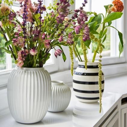 Vase HAMMERSHOI 21 cm, blanc, Kähler