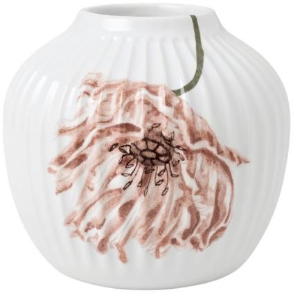 Vase HAMMERSHOI POPPY Kähler 13 cm white