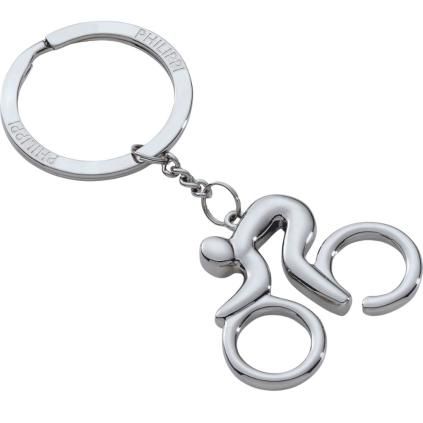 Porte-clés BIKER 7 cm, argent, Philippi