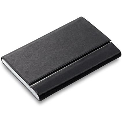 Porte carte de visite SLIM 10 cm, noir, Philippi