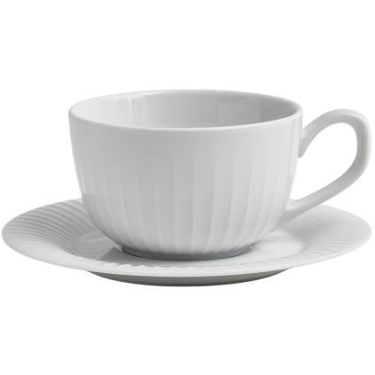 Tasse avec soucoupe HAMMERSHOI 250 ml, blanc, Kähler