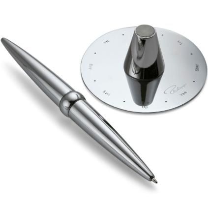 Stylo HELICOPTER 15 cm, avec roue de décision, argent, Philippi