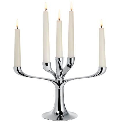 Bougeoir CANDELABRA 30 cm, argent, Philippi