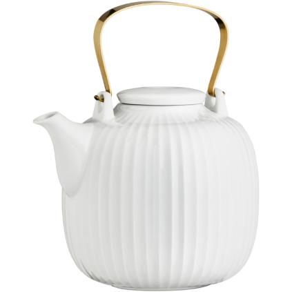 Théière HAMMERSHOI 1 l, blanc, Kähler