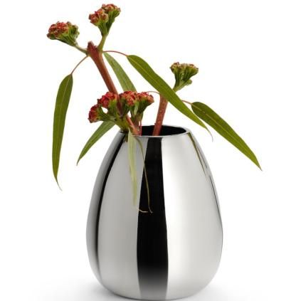 Vase ANAIS 23 cm, argent, Philippi