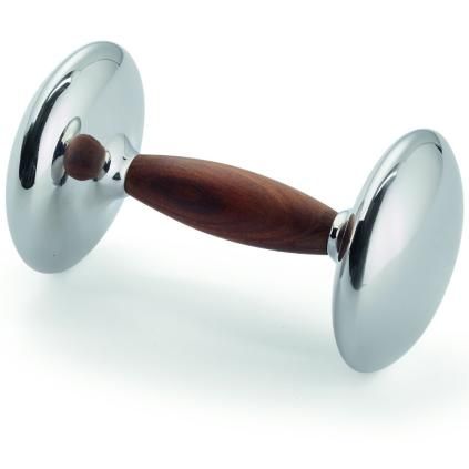 Presse-papier en forme d'haltère STUDIO 17 cm, 2 kg, argent, Philippi