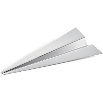 Règle AIRPLANE 25 cm, argent, Philippi