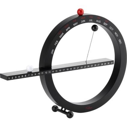Calendrier magnétique 365, 33 cm, noir, Philippi