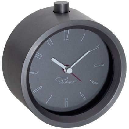 Réveil TEMPUS 10 cm, gris, Philippi