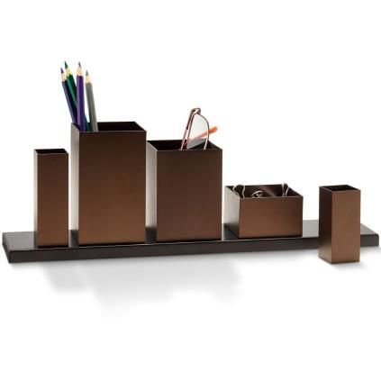 Organisateur de bureau THEO 37 cm, marron, Philippi