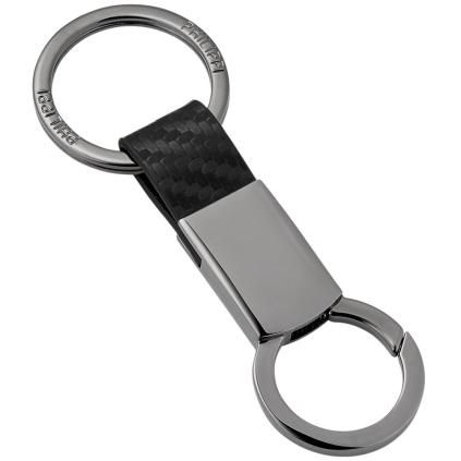 Porte-clés CARREAU 10 cm, noir, Philippi