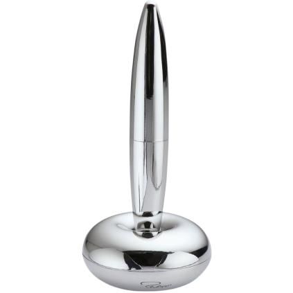 Stylo LUCY 12 cm, à bille, sur socle magnétique, argent, Philippi
