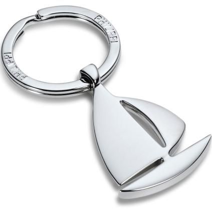 Porte-clés VELA 5 cm, argent, Philippi