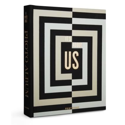 Album photo IT'S ABOUT US, noir, Printworks