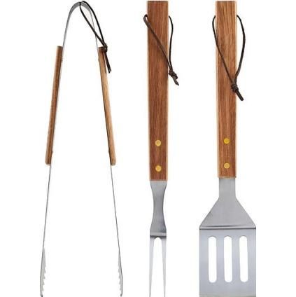 Ustensiles pour grillades, set de 3 pc, Nicolas Vahé