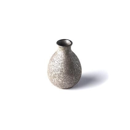 Bouteille de sake EARTH BLACK 250 ml, 12 cm, MIJ