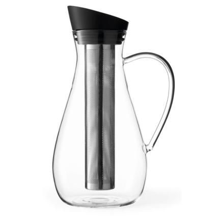 Carafe à thé glacé INFUSION 1,4 l, avec filtre, noir, Viva Scandinavia