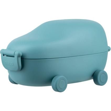 Lunchbox SNACKMOBILE, 2 compartiments, bleu, Alessi