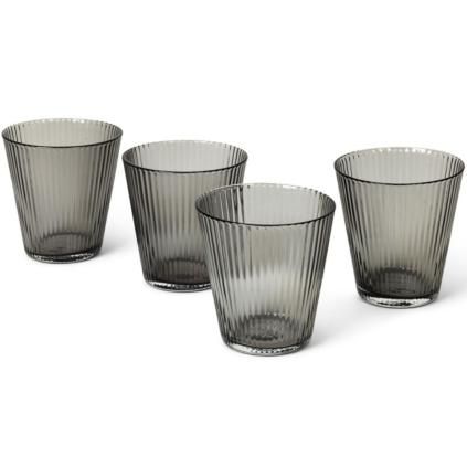Verre à eau NOUVEAU, set de 4 pc, 260 ml, smoke, Rosendahl