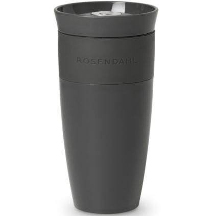 Mug de voyage GRAND CRU, 280 ml, gris foncé, Rosendahl