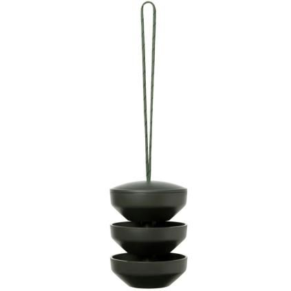 Mangeoire à oiseaux RECYCLED 17,5 cm, suspendu, vert, Rosendahl