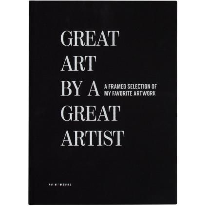 Livre pour dessins d'enfants GREAT ART, noir, Printworks