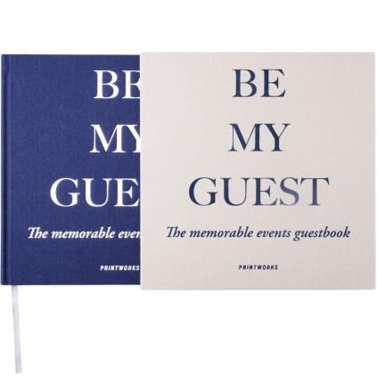 Livre d'or, gris / bleu, Printworks