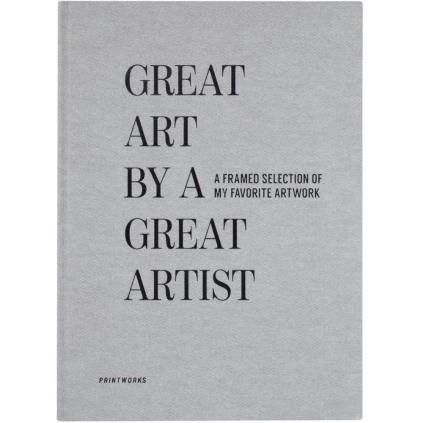 Livre avec encadrements GREAT ART, gris, Printworks